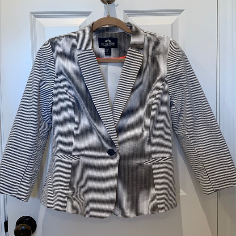 🤍Blue & White Blazer🤍